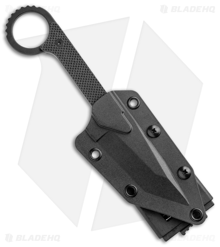 DoubleStar Ahab-X - Self Defense Fixed Blade Knife | Black | Blade HQ