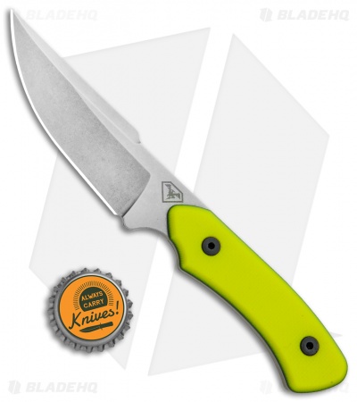 DoubleStar Hydra Series Chico Diablo X Fixed Blade Hi-Vis G-10 (4.1" Stonewash)