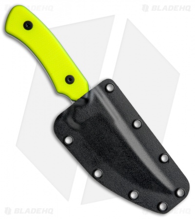 DoubleStar Hydra Series Chico Diablo X Fixed Blade Hi-Vis G-10 (4.1" Stonewash)