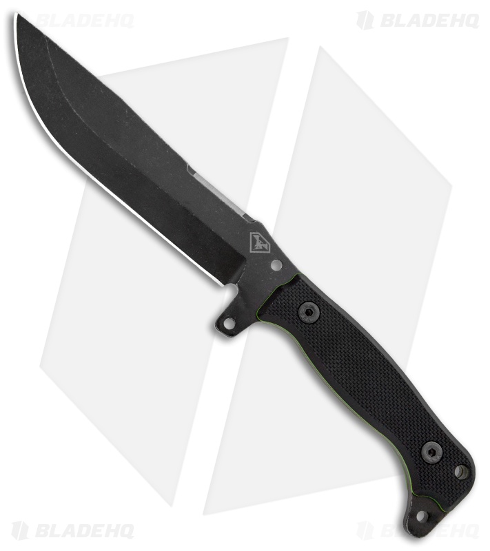 DoubleStar Pathseeker Bushcraft Fixed Blade Black G-10 (6.5" Black SW)