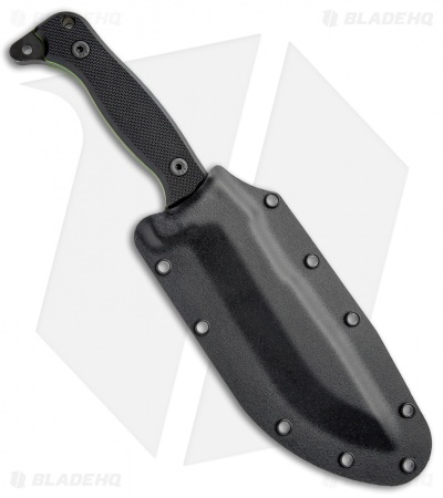DoubleStar Pathseeker Bushcraft Fixed Blade Black G-10 (6.5" Black SW)