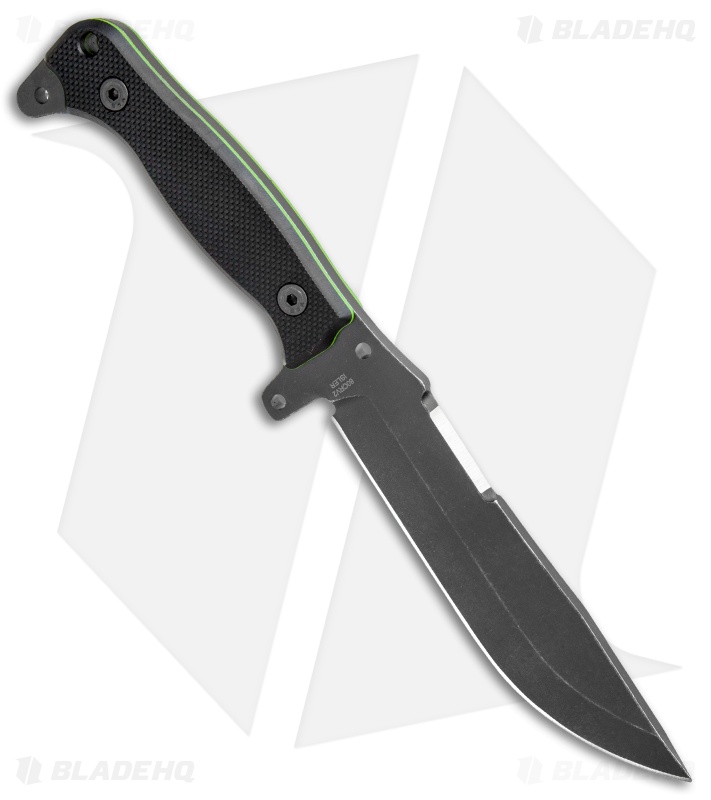 DoubleStar Pathseeker Bushcraft Fixed Blade Black G-10 (6.5" Black SW)