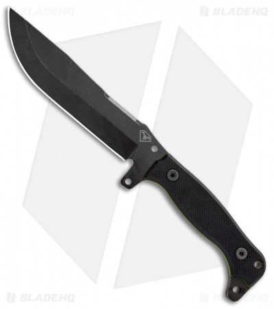 DoubleStar Pathseeker Bushcraft Fixed Blade Black G-10 (6.5" Black SW)