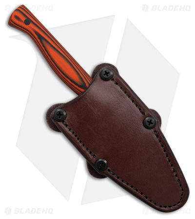 Drifter Blades Backcountry Fixed Blade Knife Orange/Black G10