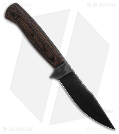 Drifter Blades Overlander Mando Edition Fixed Blade Knife Micarta (5" Black)