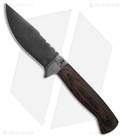 Drifter Blades Overlander Mando Edition Fixed Blade Knife Micarta (5" Black)