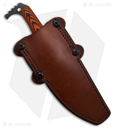 Drifter Blades Pathfinder Fixed Blade Knife Orange/Black G-10 (4" SW)