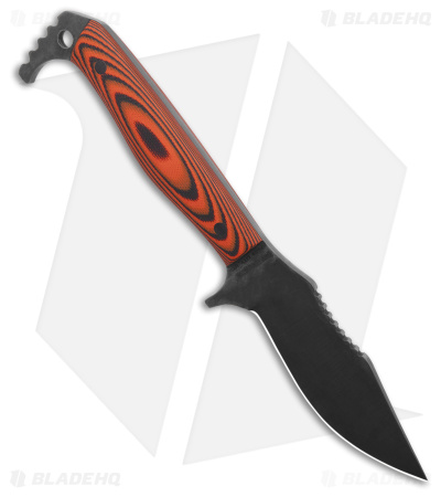 Drifter Blades Pathfinder Fixed Blade Knife Orange/Black G-10 (4" SW)