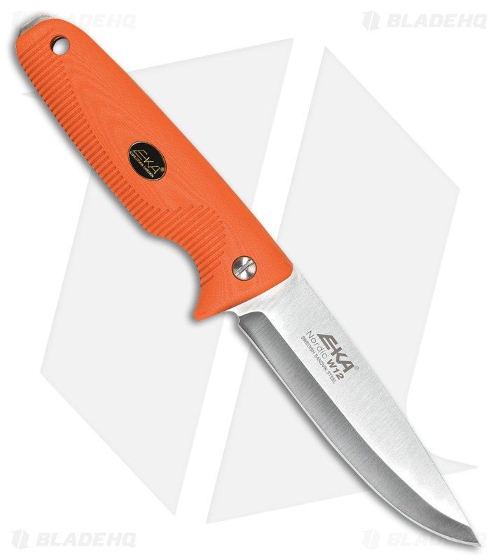 EKA Nordic W12 Fixed Blade Knife Orange G-10 (4.7