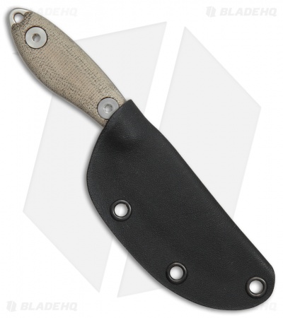 Evans Knife and Tool Companion Fixed Blade Knife OD Green Micarta (2.8" SW)