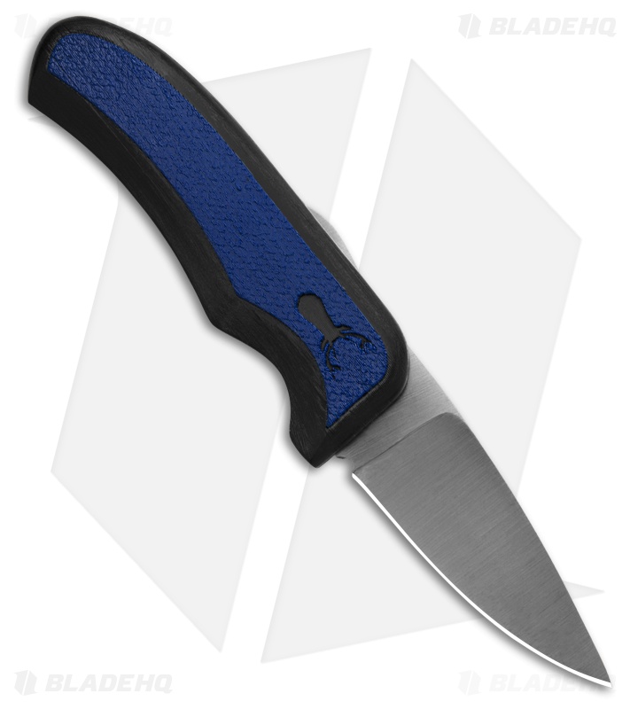 Excalibur Outdoors Stag Friction Folding Knife 3D Printed Blue/Black (2.6" Sat)