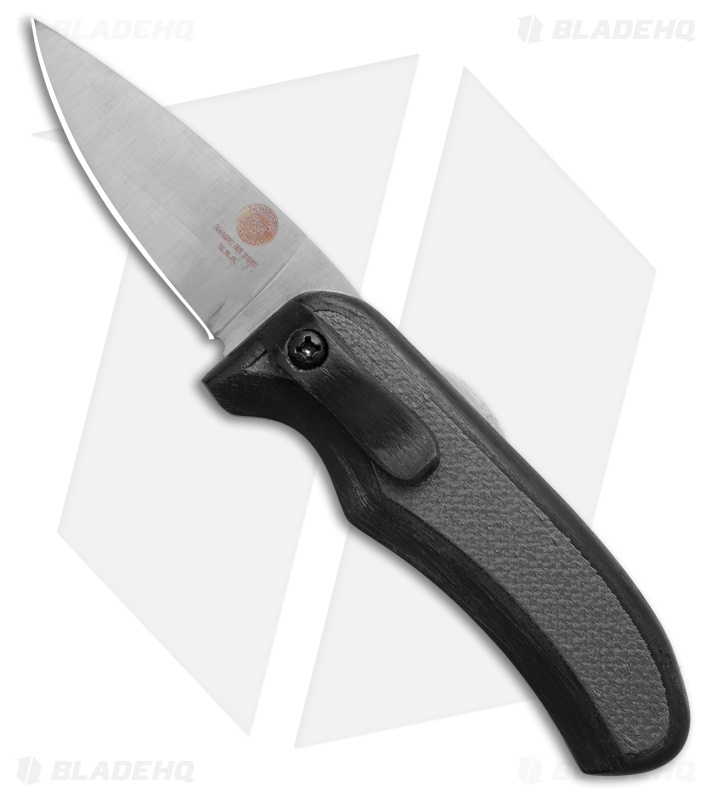 Excalibur Outdoors Stag Friction Folding Knife 3D Printed Gray/Black (2.6" Sat)