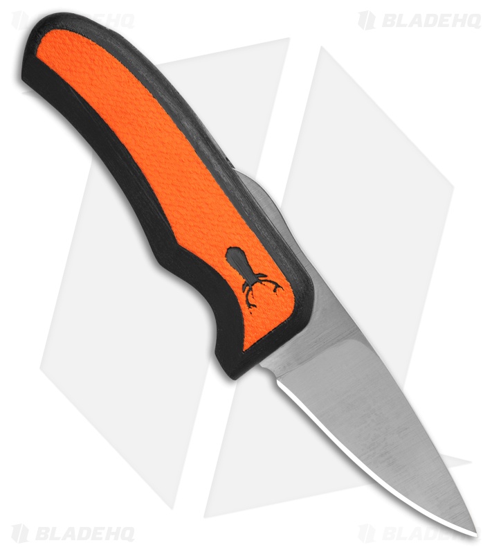 Excalibur Outdoors Stag Friction Folding Knife 3D Printed Orange/BLK (2.6" Sat)