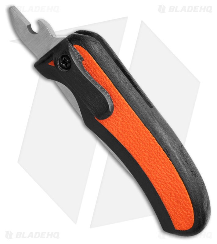 Excalibur Outdoors Stag Friction Folding Knife 3D Printed Orange/BLK (2.6" Sat)