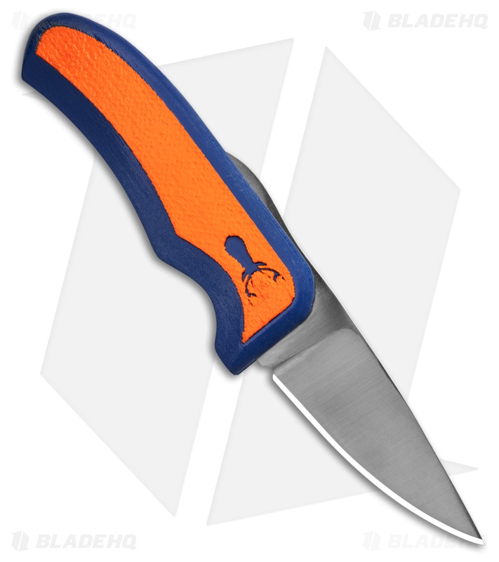 Excalibur Outdoors Stag Friction Folding Knife 3D Printed Orange/Blue (2.6" Sat)