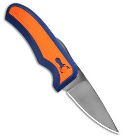 Excalibur Outdoors Stag Friction Folding Knife 3D Printed Orange/Blue (2.6" Sat)