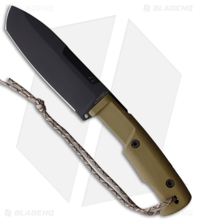 Extrema Ratio Selvan Desert Fixed Blade Knife Tan Forprene (6.25" Black)