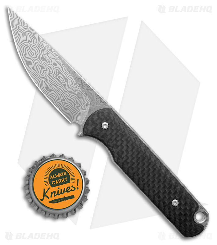 Ferrum Forge Roc Ferrum Forge Lackey Fixed Blade Knife CF (Dama) - Blade HQ