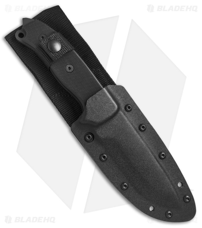 FirstEdge 5050 Survival Fixed Blade Knife Black G-10 (5.375" Black)