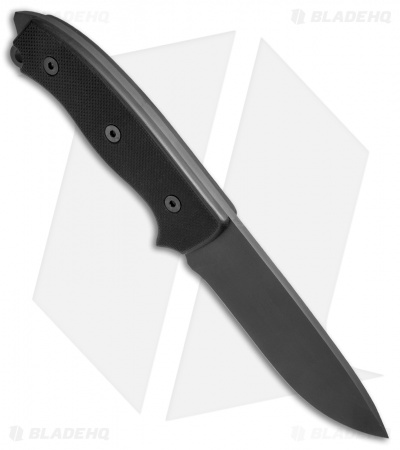 FirstEdge 5050 Survival Fixed Blade Knife Black G-10 (5.375" Black)