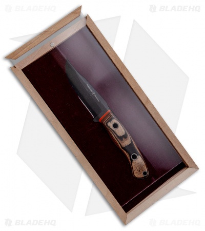 Flexcut Hawthorne Drifter Fixed Blade Knife G-Wood/Orange G-10 (3.75" Black)