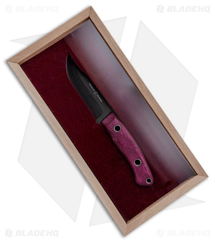 静物画 Trisha Hardwick トリッシャーハードウィッグ Flexcut Hawthorne Drifter - Fixed Blade | Purpleheart | Blade HQ