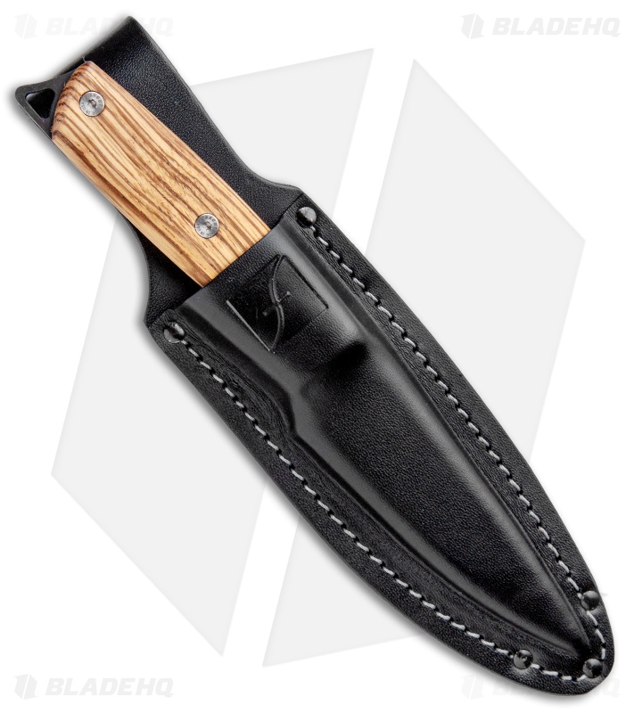 Flexcut Hawthorne Explorer Fixed Blade Knife Zebra Wood (3.88" Black)