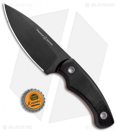 Flexcut Hawthorne Nomad Fixed Blade Knife Black Micarta (4.25" Black)