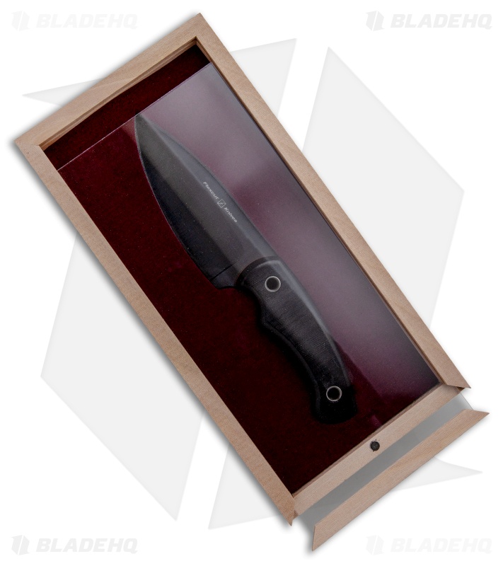 Flexcut Hawthorne Nomad Fixed Blade Knife Black Micarta (4.25" Black)