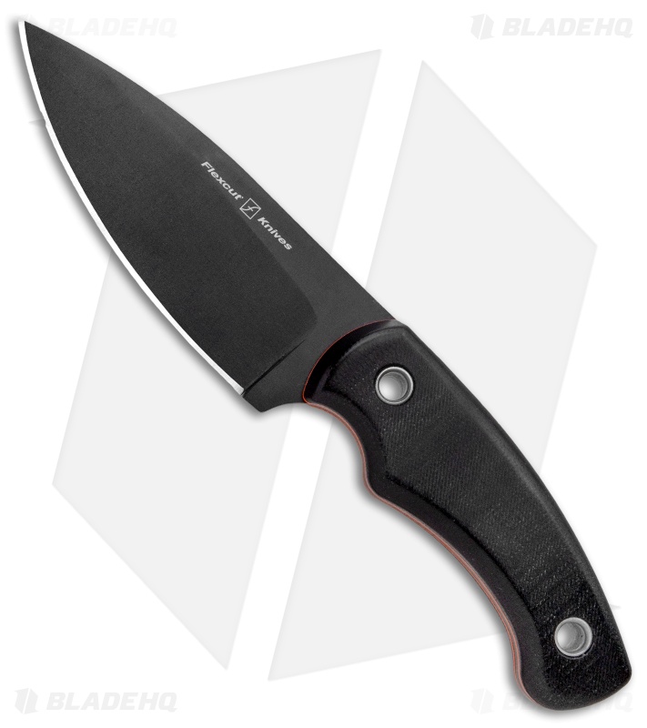 Flexcut Hawthorne Nomad Fixed Blade Knife Black Micarta (4.25" Black)