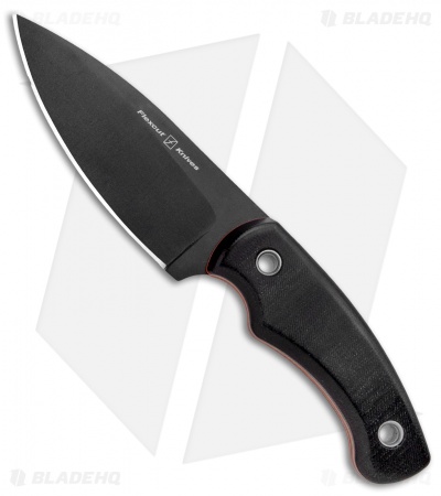 Flexcut Hawthorne Nomad Fixed Blade Knife Black Micarta (4.25" Black)