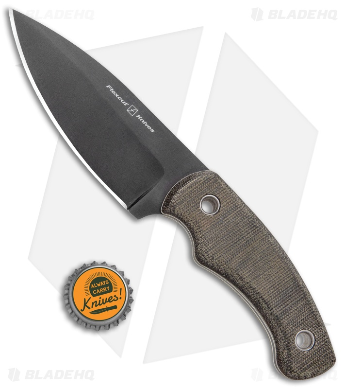 Flexcut Hawthorne Nomad - Fixed Blade Knife | OD Green | Blade HQ