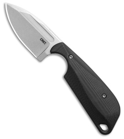 Flytanium Black G-10 + CRKT Folts Minimalist Fixed Neck Knife (2.25&quot; SW) | 176523