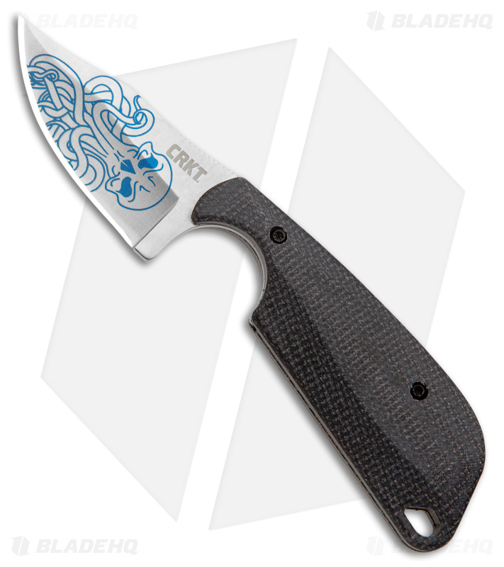 Flytanium Black Micarta + CRKT Folts Minimalist Cthulhu (2.25" Satin)