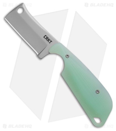 Flytanium Jade G-10 + CRKT Folts Minimalist Cleaver (2" Bead Blast)