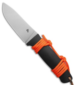 Fox Knives Vesuvius Fixed Blade Knife Black G-10 (Stonewash D2) BR-011F