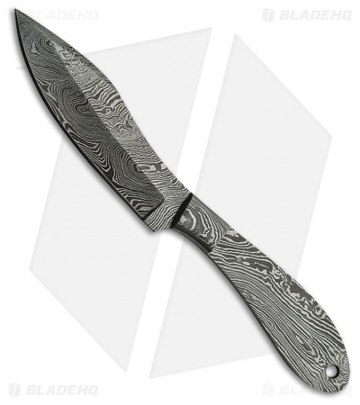 Tallen Fox Hunter Fixed Blade Knife Damascus (4.5" Damascus)