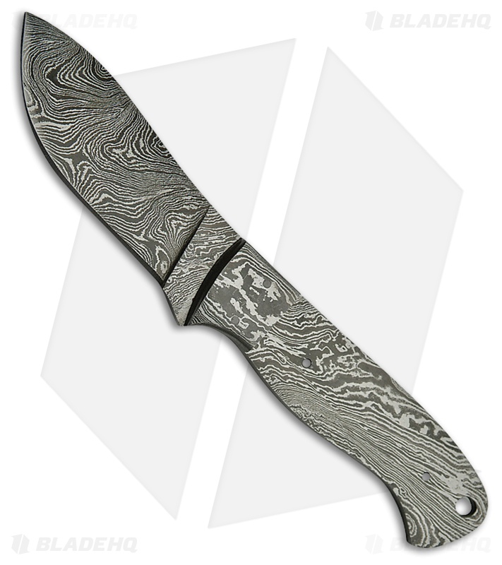 Tallen Pack Skinner Fixed Blade Knife Damascus (3.5" Damascus)