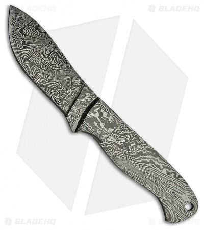 Tallen Pack Skinner Fixed Blade Knife Damascus (3.5" Damascus)