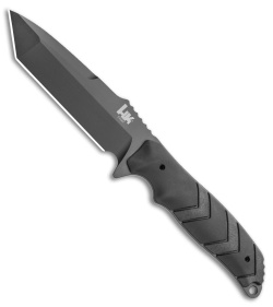 HK Fray Tanto Fixed Blade Knife Black Paracord (4.25" Black) 55240