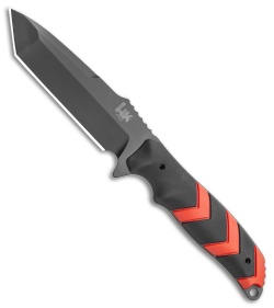 HK Fray Tanto Fixed Blade Knife Black/Red Rubber (4.25" Black) 55242