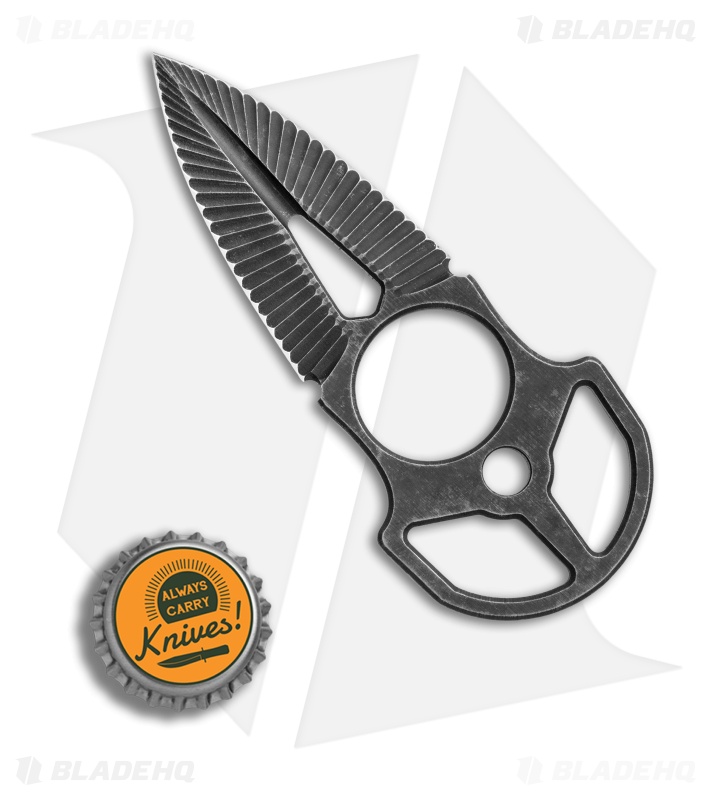 HavocWorks TPD Push Dagger | Fixed Blade Knife | Acid Stonewash