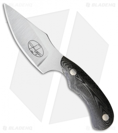 Hazen Knives Peregrine Fixed Blade Knife Black Micarta (3" Satin)