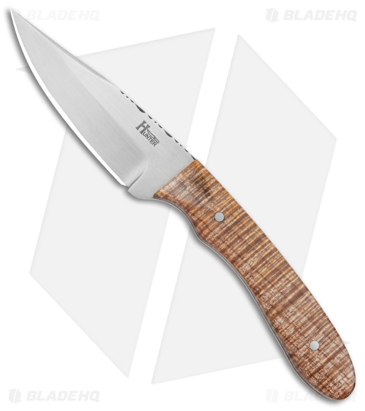 Hunter Handmade Knives Dressed Up EDC Fixed Blade Knife Blackwood (3.25" Satin)