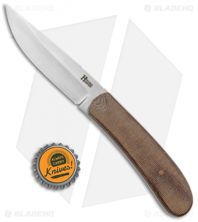Hunter Handmade Knives Herbst Pattern Fixed Blade Knife (3.4" Satin)