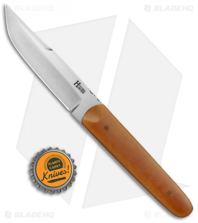 Hunter Handmade Knives Tanto Butterscotch Micarta (3.75" Satin)