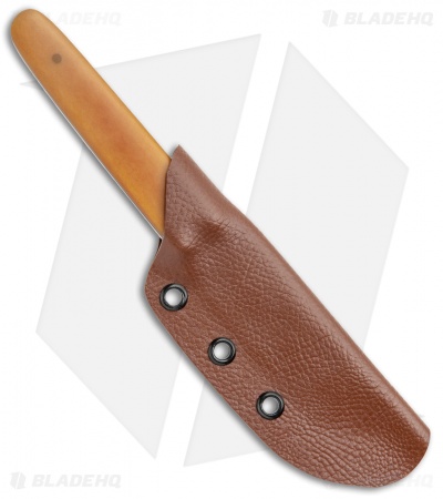 Hunter Handmade Knives Tanto Butterscotch Micarta (3.75" Satin)