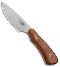 J.E. Made B.U.K Fixed Blade Knife Ironwood (3" Stonewash S35VN)