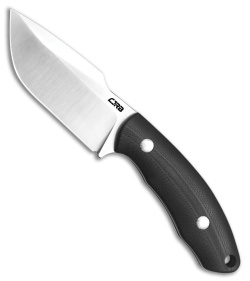 CJRB Mutt Fixed Blade Knife Black G-10 (3.2" Sand Polish)
