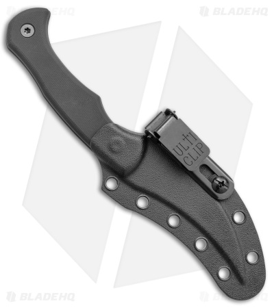 JB Knife & Tool Ditch Pik Fixed Blade Knife Black G-10 (3.5" Black)
